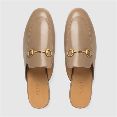 princetown leather slipper gucci price|gucci princetown striped slippers.